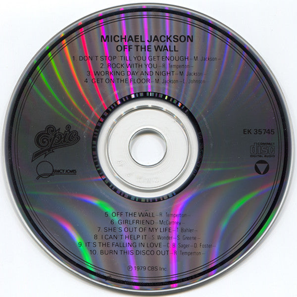 Michael Jackson : Off The Wall (CD, Album, RE)