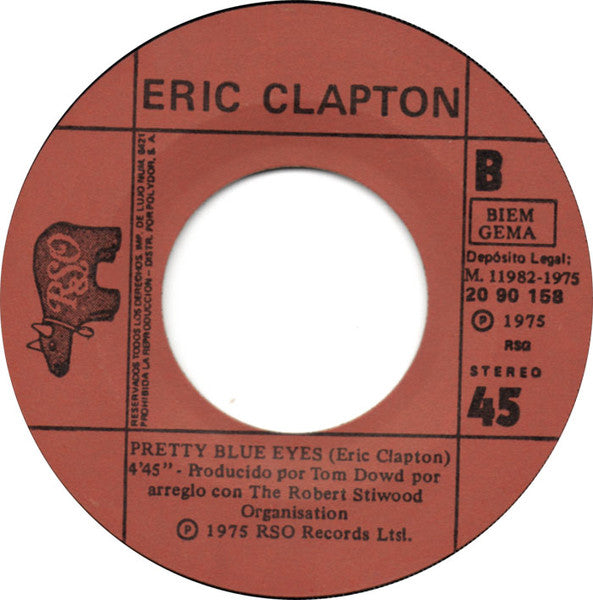Eric Clapton : Swing Low, Sweet Chariot (7", Single)