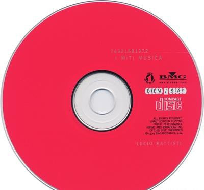 Lucio Battisti : Lucio Battisti (CD, Comp, Ltd)