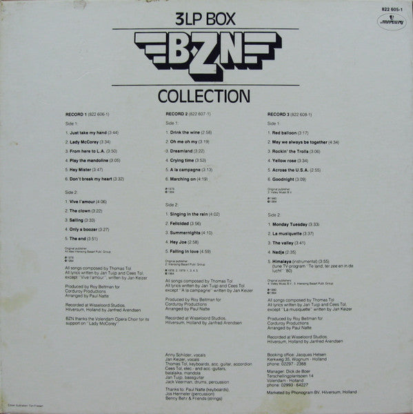 BZN : Collection (LP, Album, RE + LP, Album, RE + LP, Album, RE + Bo)