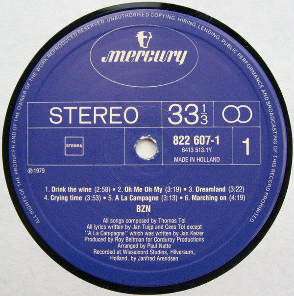 BZN : Collection (LP, Album, RE + LP, Album, RE + LP, Album, RE + Bo)