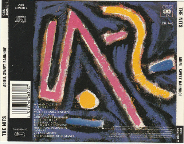The Nits : Adieu, Sweet Bahnhof (CD, Album, RE)