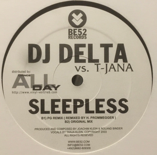 DJ Delta : Sleepless (12")