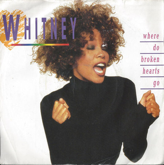 Whitney Houston : Where Do Broken Hearts Go (7", Single, Mat)