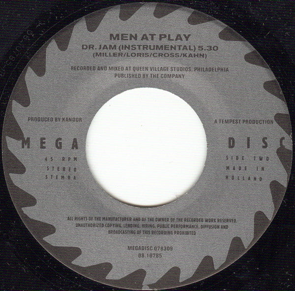 Men At Play : Dr. Jam (7")