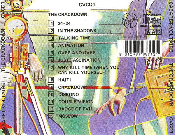 Cabaret Voltaire : The Crackdown (CD, Album, RE)