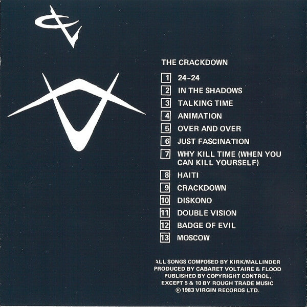 Cabaret Voltaire : The Crackdown (CD, Album, RE)