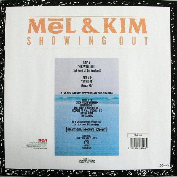 Mel & Kim : Showing Out  (12")