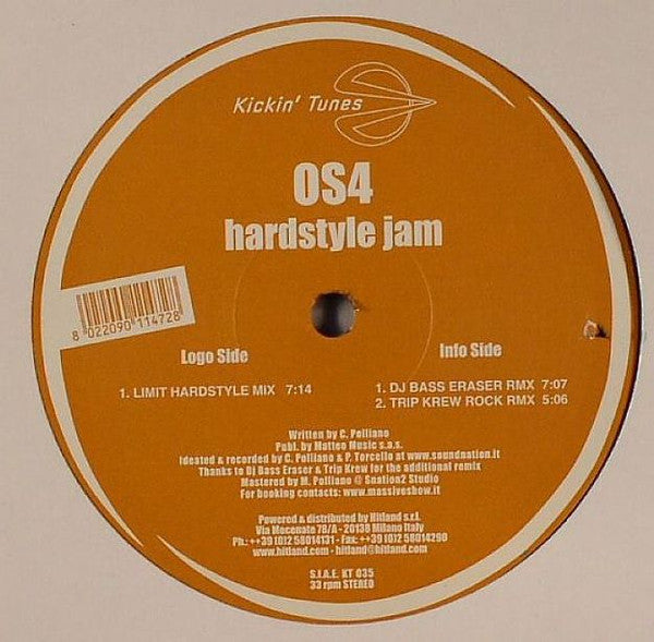 OS4 : Hardstyle Jam (12")