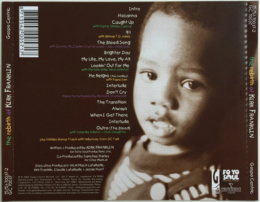 Kirk Franklin : The Rebirth Of Kirk Franklin (CD, Album, RE)