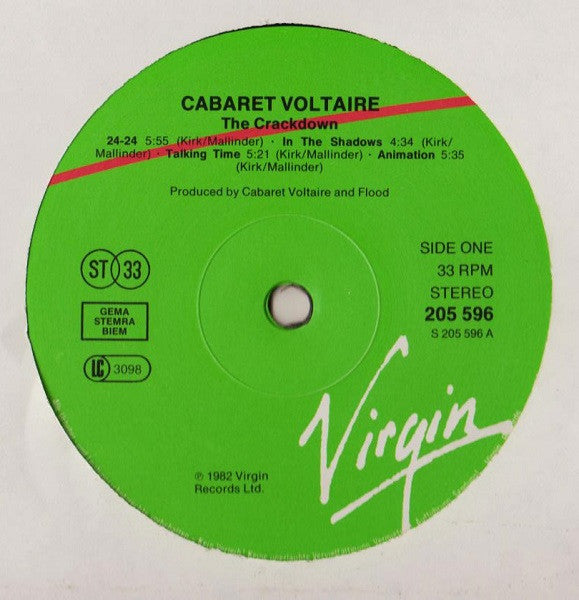 Cabaret Voltaire : The Crackdown (LP, Album)