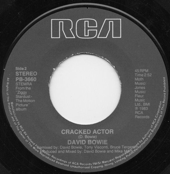 David Bowie : White Light/White Heat (7", Single)
