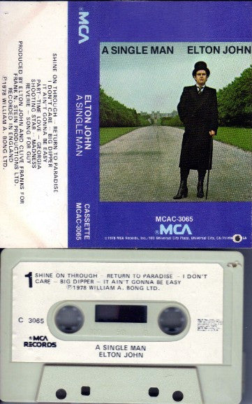Elton John : A Single Man (Cass, Album)