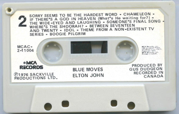 Elton John : Blue Moves (Cass, Album, Twi)