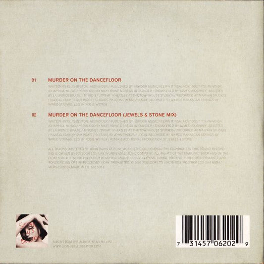 Sophie Ellis Bextor* : Murder On The Dancefloor (CD, Single, Car)