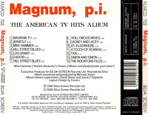Daniel Caine Orchestra : Magnum P.I. (The American TV Hits Album) (CD, Album, Comp)
