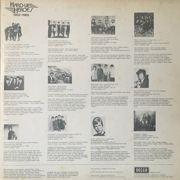 Various : Hard-Up Heroes (2xLP, Comp, Mono, Gat)
