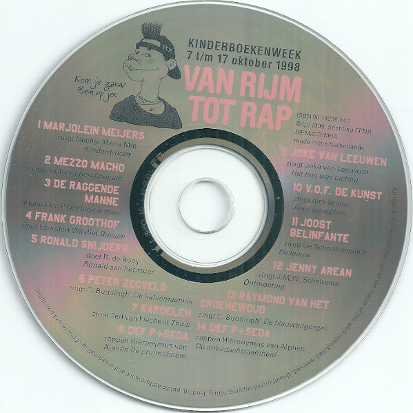 Various : Van Rijm Tot Rap (CD, Album)