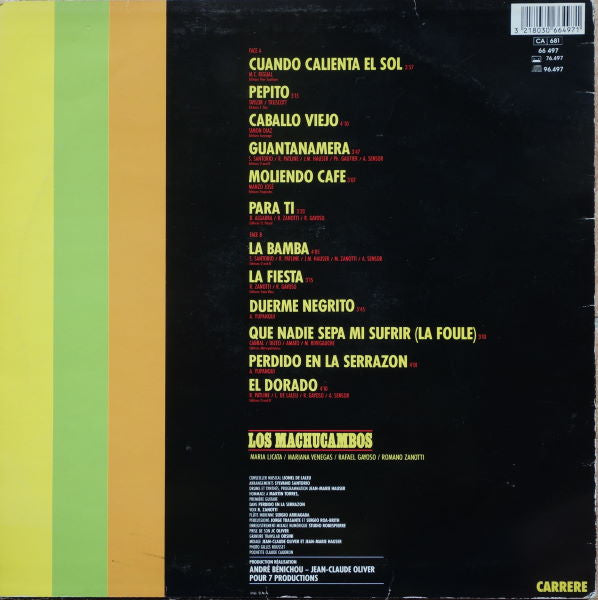 Los Machucambos : Cuando Calienta El Sol (LP, Album)