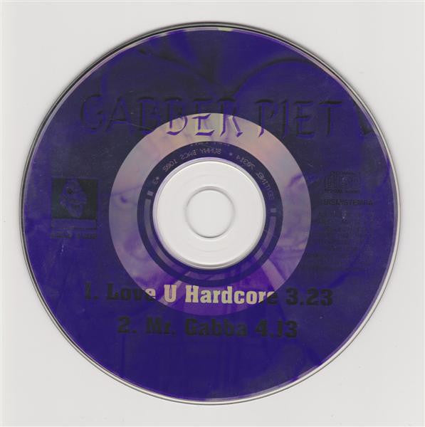 Gabber Piet : Love U Hardcore (CD, Single)