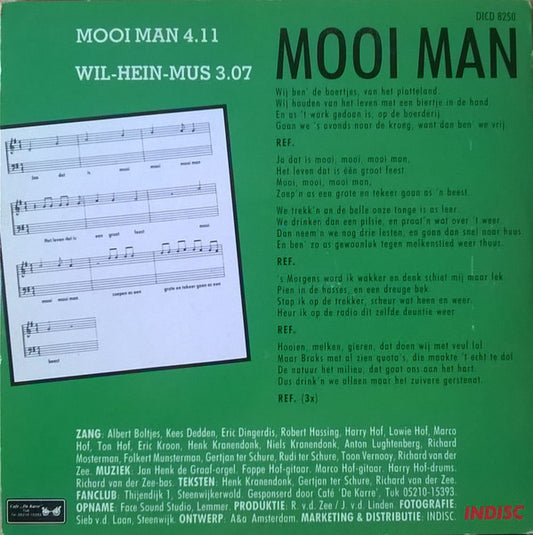 Mannenkoor Karrespoor : Mooi Man (CD, Single)