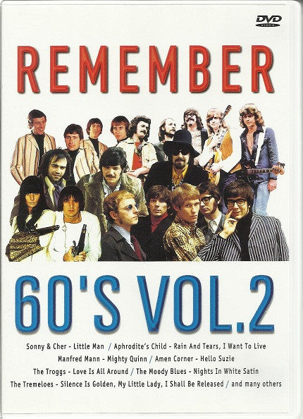 Various : Remember 60's Vol. 2 (DVD)