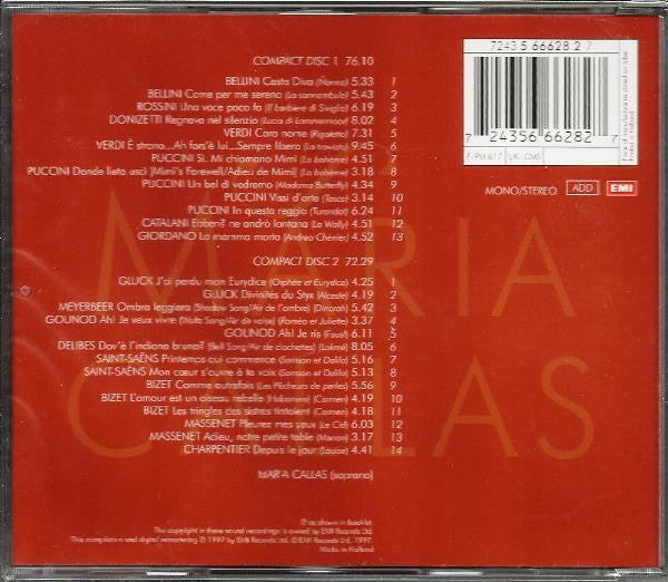 Maria Callas : The Voice Of The Century (2xCD, Comp, Mono, RM)