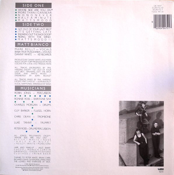 Matt Bianco : Whose Side Are You On (LP, Album)