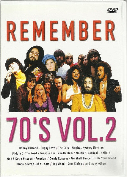 Various : Remember 70's Vol. 2 (DVD)