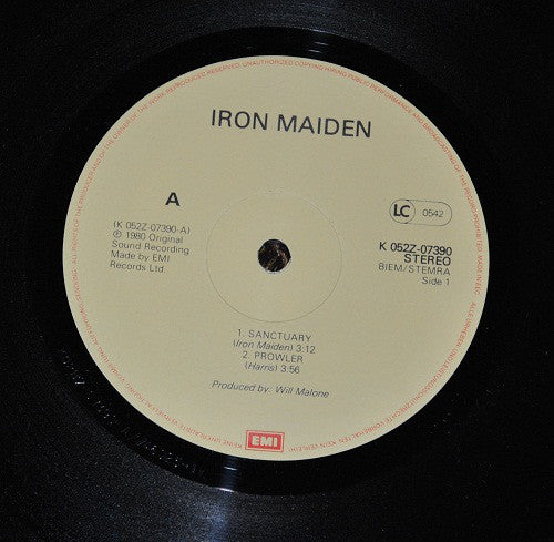 Iron Maiden : Sanctuary (12", Single)