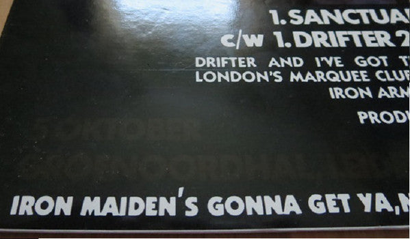Iron Maiden : Sanctuary (12", Single)