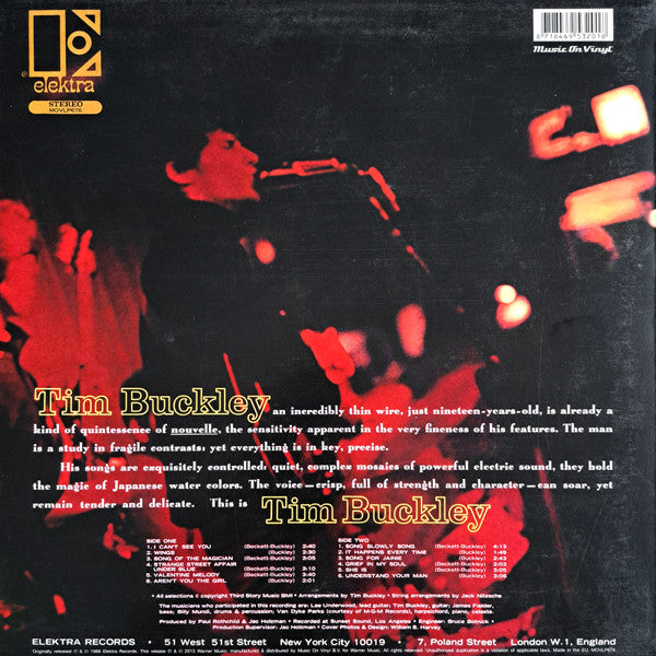 Tim Buckley : Tim Buckley (LP, Album, RE)