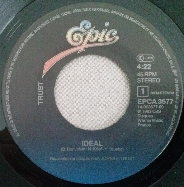 Trust (2) : Idéal (7", Single)