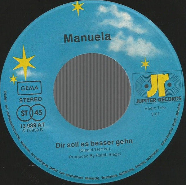 Manuela (5) : Ich Möcht Gern Dein Herz Klopfen Hör'n (7", Single)