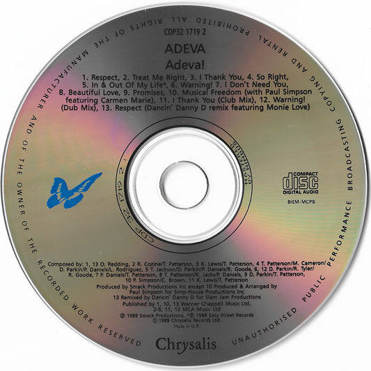 Adeva : Adeva! (CD, Album, RE)