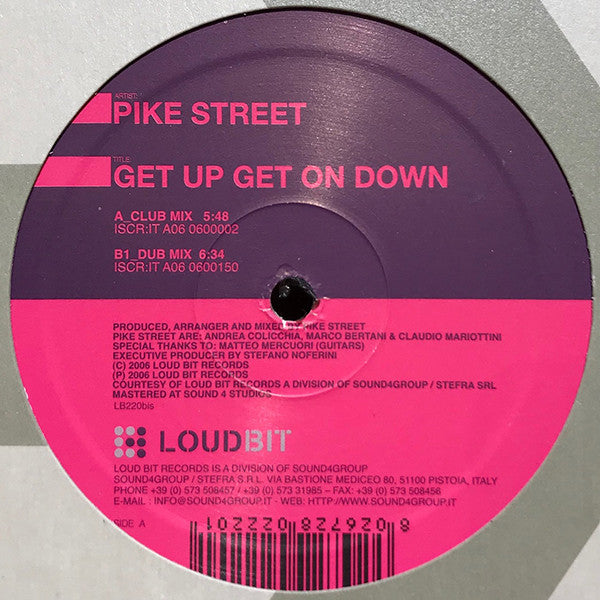 Pike Street : Get Up Get On Down (12")