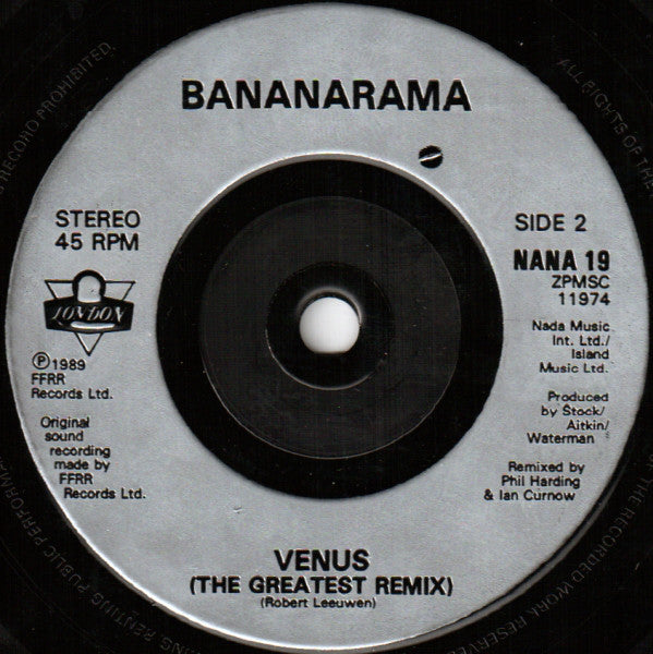 Bananarama : Cruel Summer '89 (7", Single)