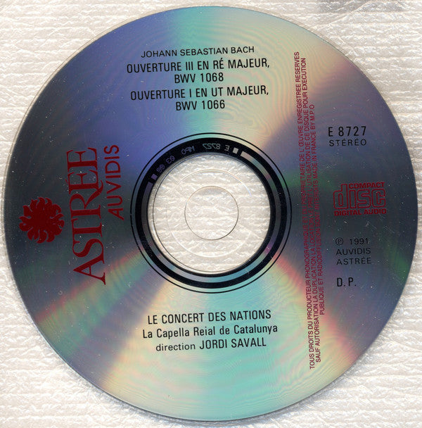 Johann Sebastian Bach - Le Concert Des Nations, La Capella Reial De Catalunya, Jordi Savall : Les Quatre Ouvertures (Suites Pour Orchestre, BWV 1066-1069) (2xCD, Album)
