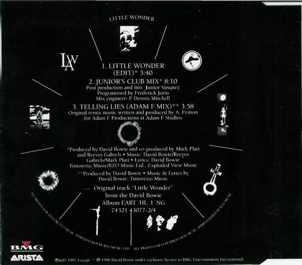 David Bowie : Little Wonder (CD, Maxi)