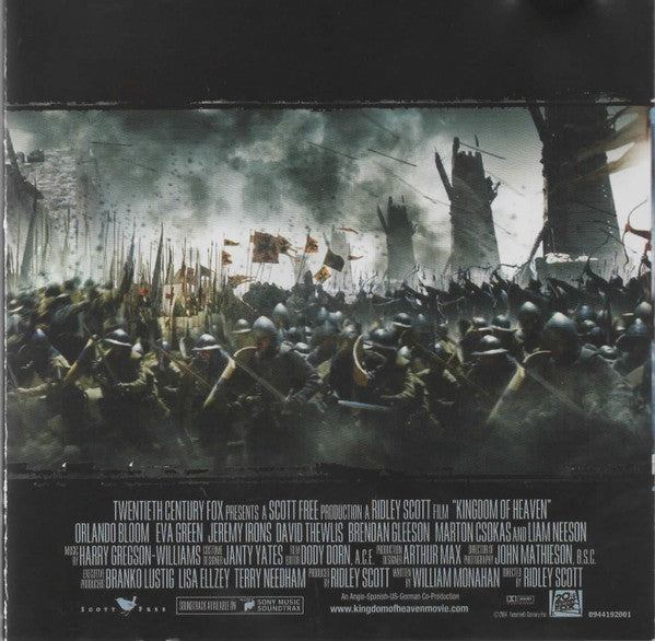Harry Gregson-Williams : Kingdom Of Heaven (Original Motion Picture Soundtrack) (CD, Album)
