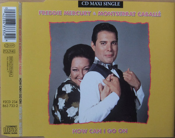 Freddie Mercury & Montserrat Caballé : How Can I Go On (CD, Maxi)