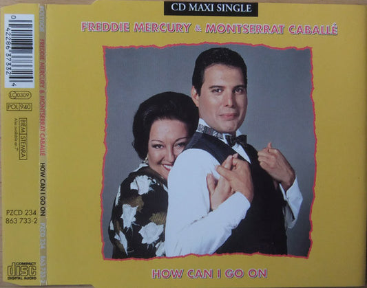 Freddie Mercury & Montserrat Caballé : How Can I Go On (CD, Maxi)