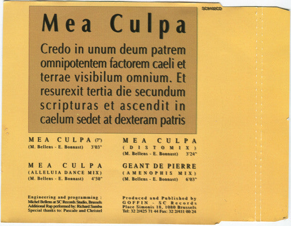 Fortuna : Mea Culpa (CD, Maxi)