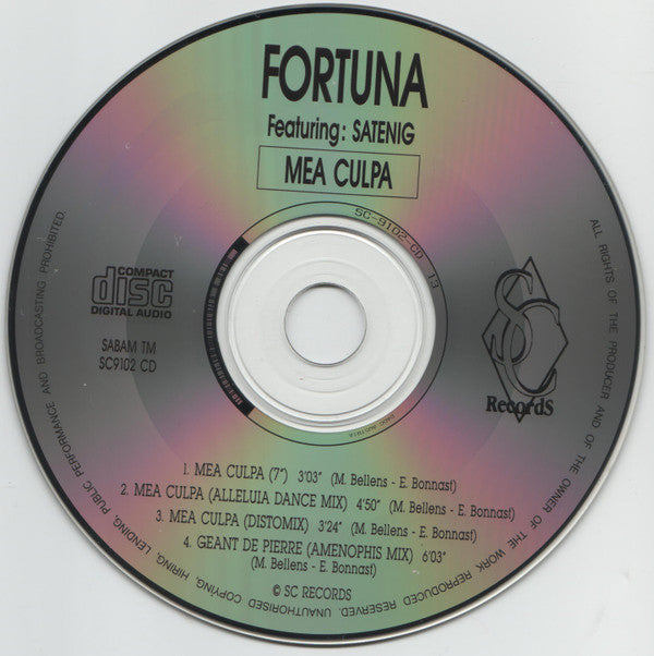 Fortuna : Mea Culpa (CD, Maxi)