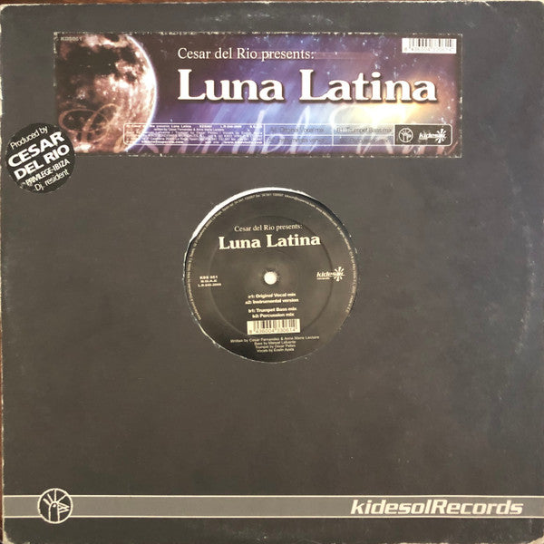 César Del Rio : Luna Latina (12")