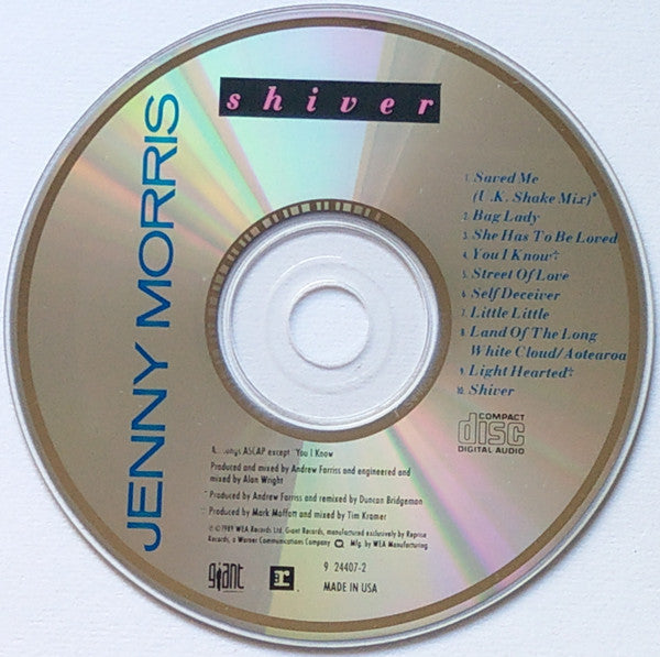 Jenny Morris : Shiver (CD, Album)
