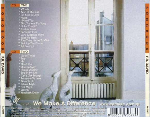 F.R. David : Songbook (2xHDCD, Comp + Sli)