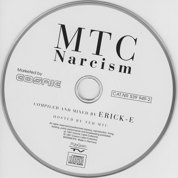 Erick E, Ted Langenbach : MTC Party Narcism (CD, Mixed)