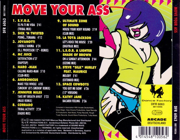 Various : Move Your Ass (CD, Comp)