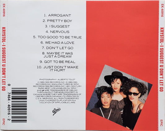 Krystol : I Suggest U Don't Let Go (CD, Album)